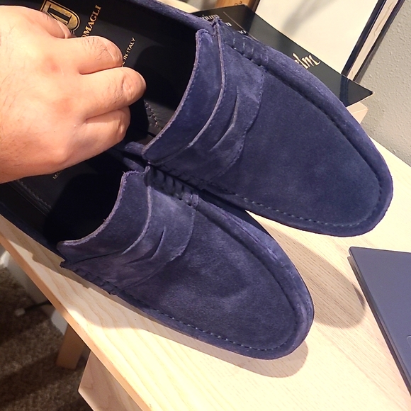 Bruno Magli suede penny loafers - Picture 9 of 10